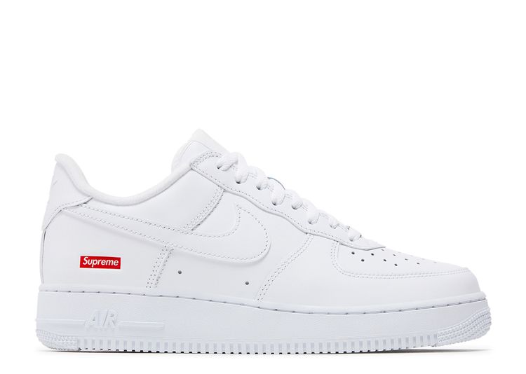 Nike Supreme X Air Force 1 Low 'Box Logo - White'