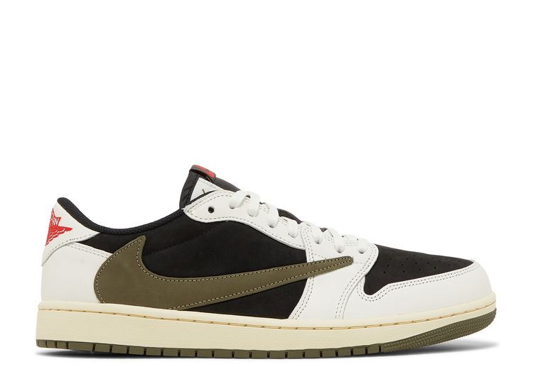  Travis Scott X Wmns Air Jordan 1 Retro Low OG 'Olive'