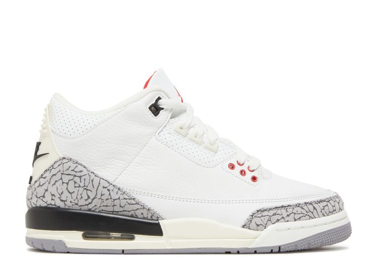 Air Jordan 3 Retro GS 'White Cement Reimagined'