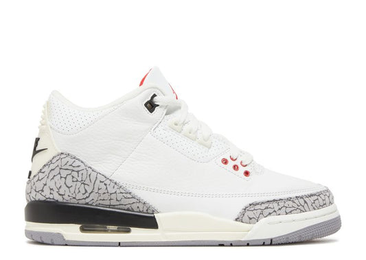  Air Jordan 3 Retro GS 'White Cement Reimagined'