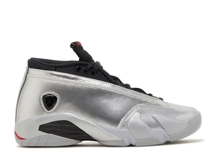  Wmns Air Jordan 14 Retro Low 'Metallic Silver'