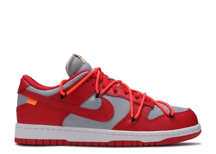 Nike Off-White X Dunk Low 'University Red'