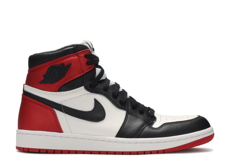  Wmns Air Jordan 1 Retro High 'Satin Black Toe'