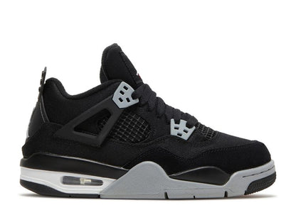  Air Jordan 4 Retro SE GS 'Black Canvas'