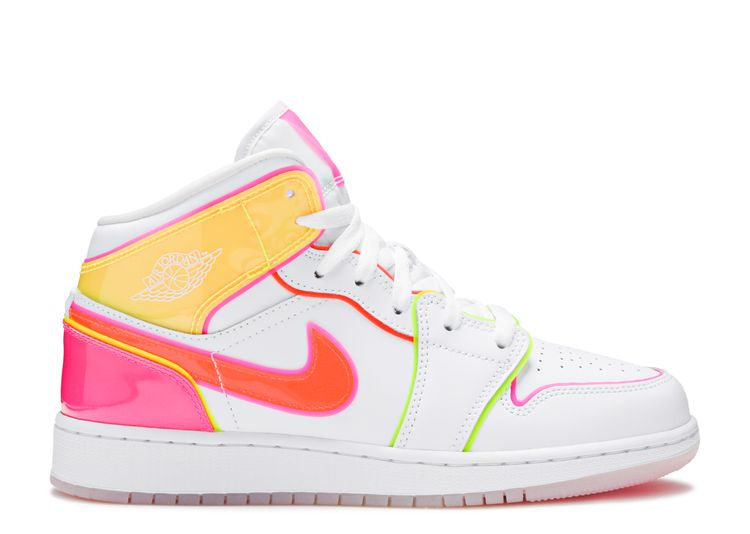  Air Jordan 1 Mid SE GS 'Edge Glow'