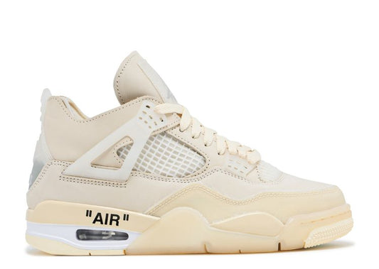 Off-White X Wmns Air Jordan 4 SP 'Sail'