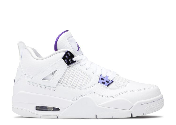  Air Jordan 4 Retro GS 'Purple Metallic'
