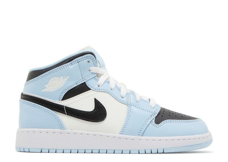  Air Jordan 1 Mid GS 'Ice Blue'