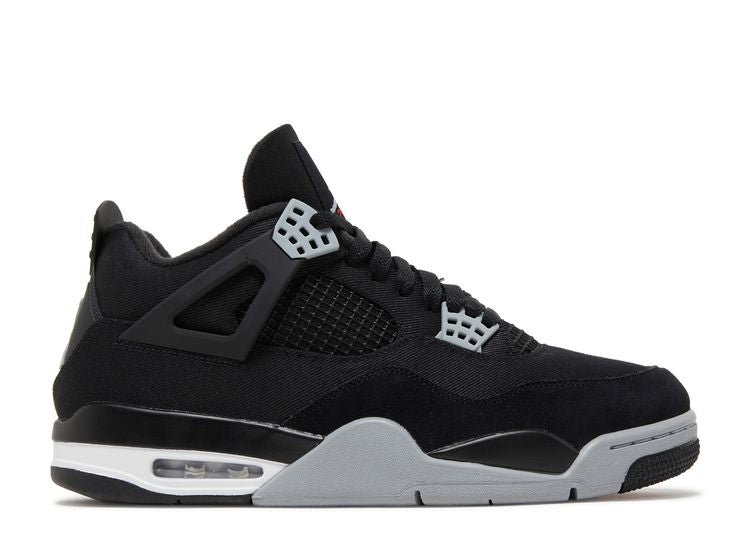  Air Jordan 4 Retro SE 'Black Canvas'