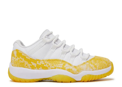  Wmns Air Jordan 11 Retro Low 'Yellow Snakeskin'