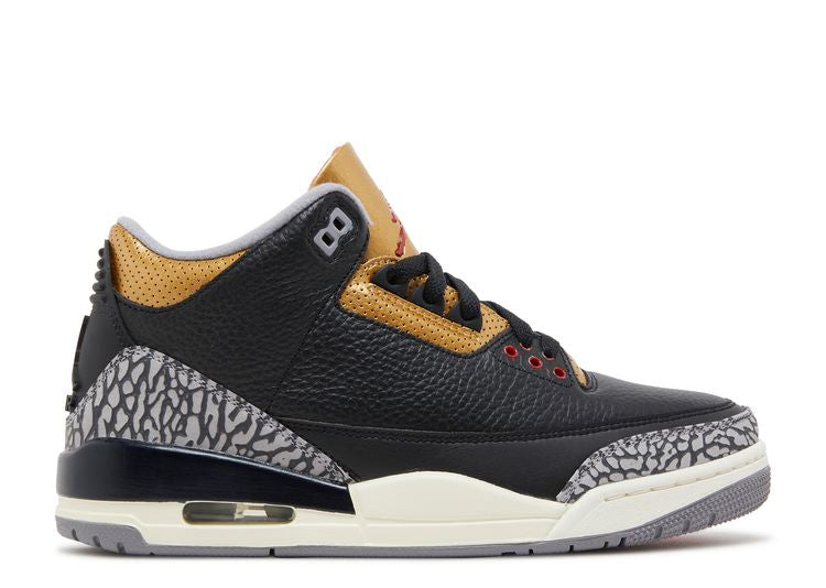  Wmns Air Jordan 3 Retro 'Black Gold'