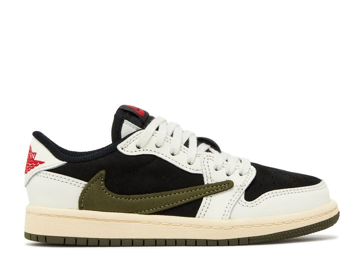  Travis Scott X Air Jordan 1 Low OG PS 'Olive'
