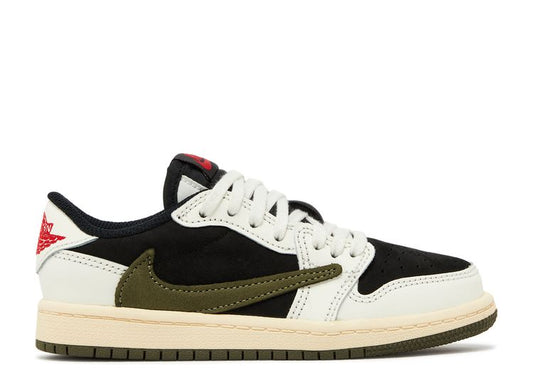  Travis Scott X Air Jordan 1 Low OG PS 'Olive'