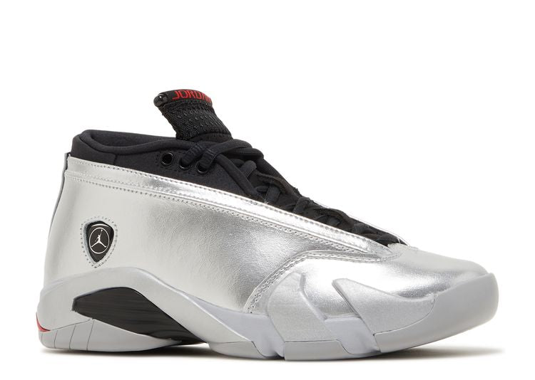  Wmns Air Jordan 14 Retro Low 'Metallic Silver'