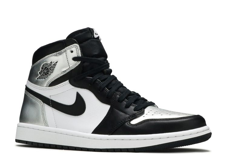  Wmns Air Jordan 1 Retro High OG 'Silver Toe'
