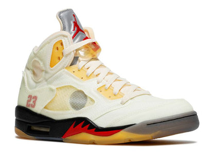  Off-White X Air Jordan 5 SP 'Sail'
