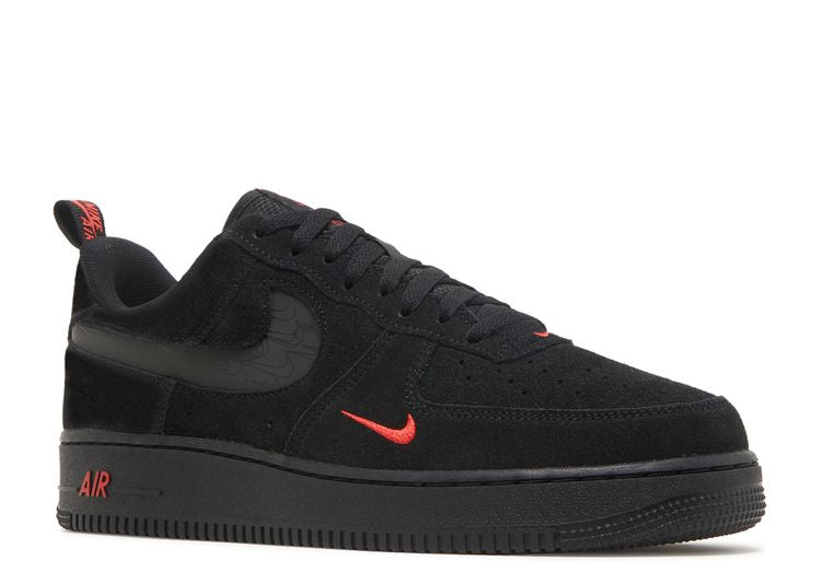 Nike Air Force 1 '07 LV8 'Reflective Swoosh - Black Crimson'