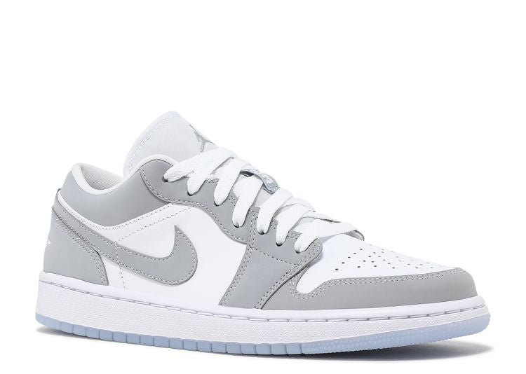  Wmns Air Jordan 1 Low 'White Wolf Grey'