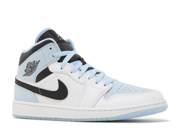  Air Jordan 1 Mid SE 'White Ice Blue'