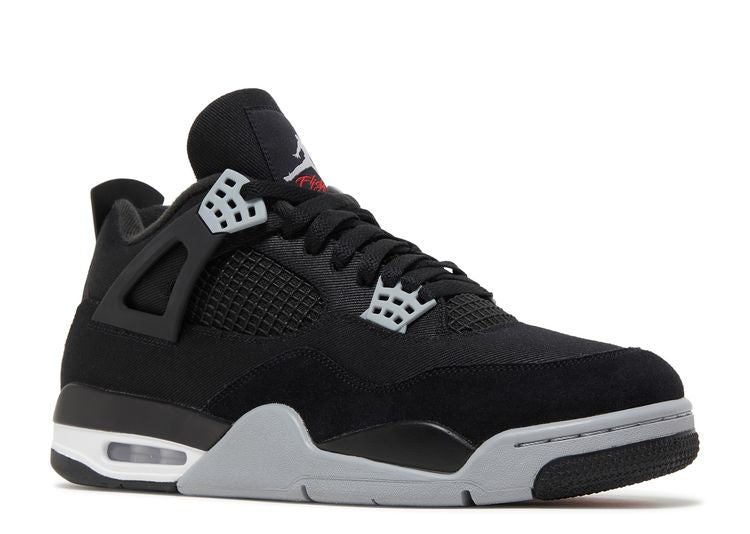  Air Jordan 4 Retro SE 'Black Canvas'