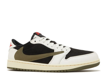  Travis Scott X Wmns Air Jordan 1 Retro Low OG 'Olive'