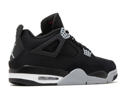  Air Jordan 4 Retro SE 'Black Canvas'