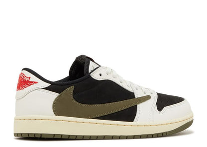  Travis Scott X Wmns Air Jordan 1 Retro Low OG 'Olive'