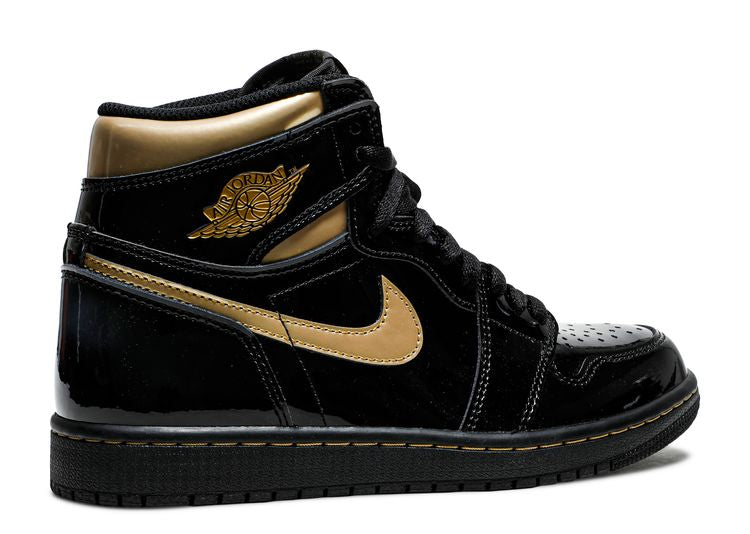  Air Jordan 1 Retro High OG 'Black Metallic Gold'