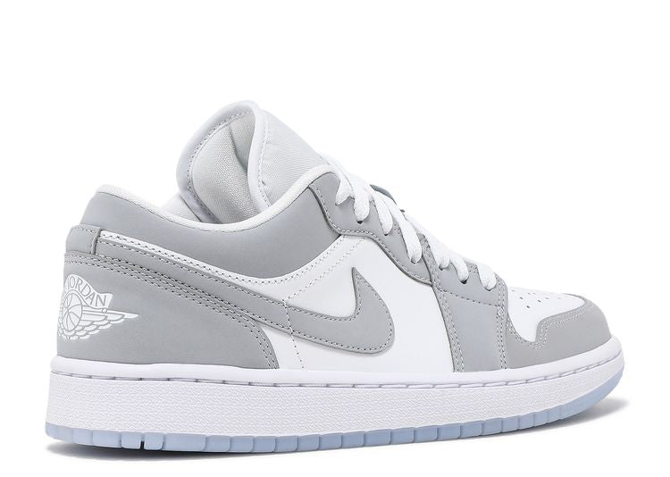  Wmns Air Jordan 1 Low 'White Wolf Grey'