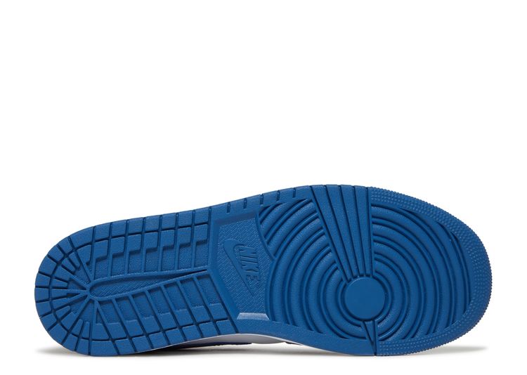  Air Jordan 1 Mid 'Cement True Blue'