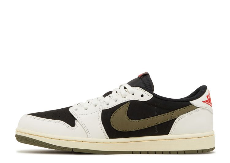  Travis Scott X Wmns Air Jordan 1 Retro Low OG 'Olive'
