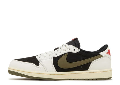  Travis Scott X Wmns Air Jordan 1 Retro Low OG 'Olive'